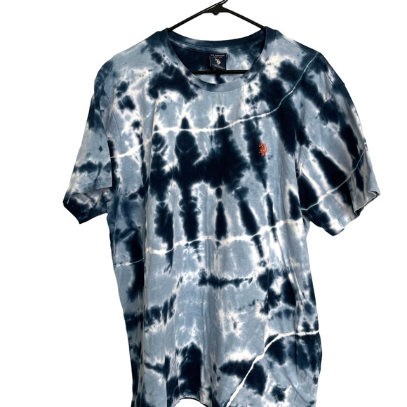 U. S. Polo Assn Tie Dye T-shirt Men Sz XL slightly used - Picture 1 of 5